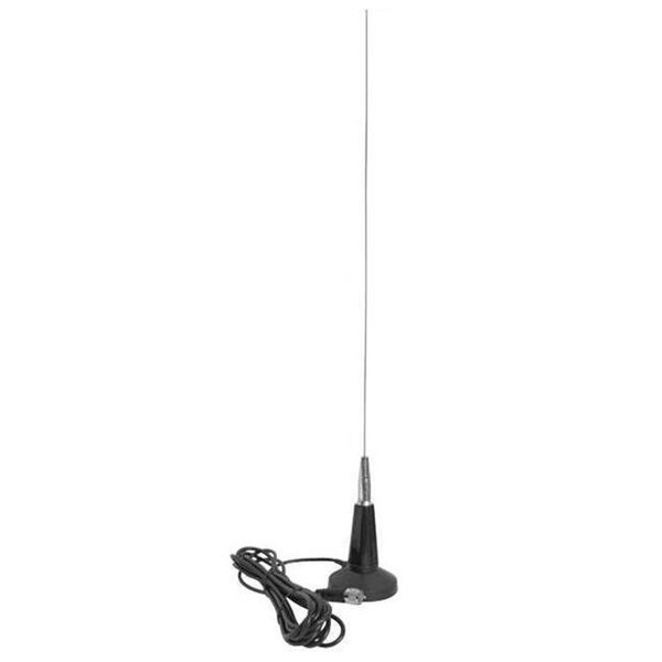 Accessories Unlimited Accessories unlimited AUMAGS 3 ft. Magnet Mount CB Antenna with Spring - Black AUMAGS